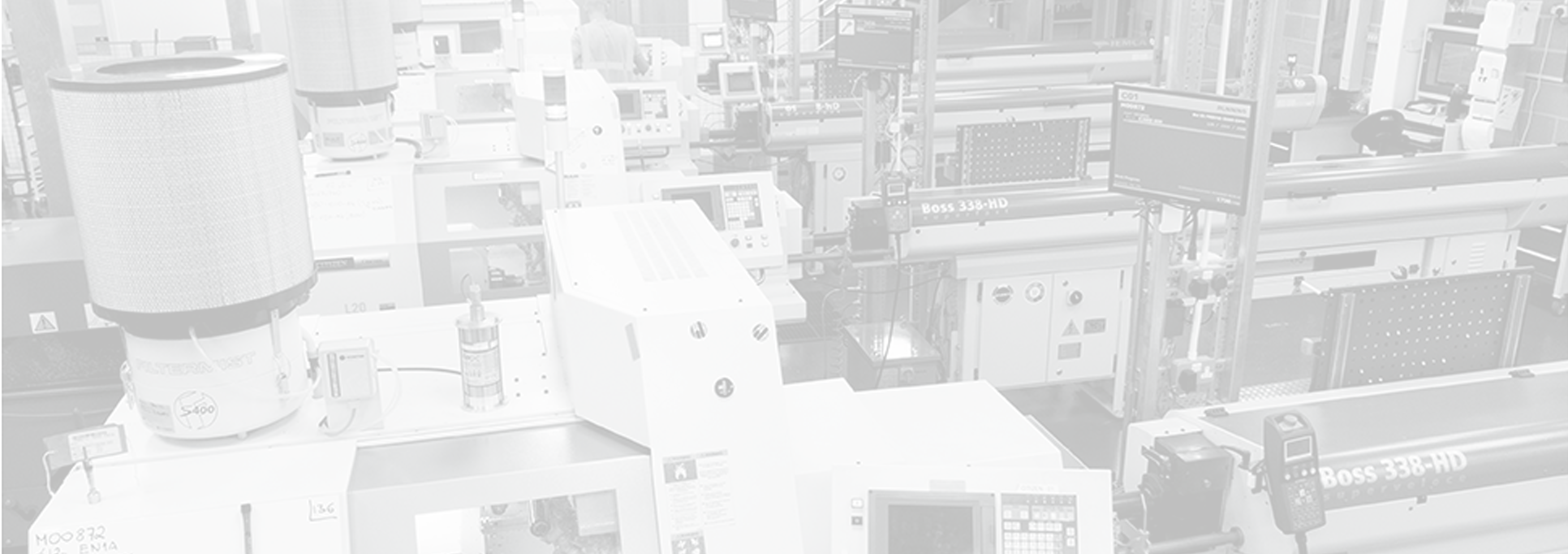 crm machines lined up